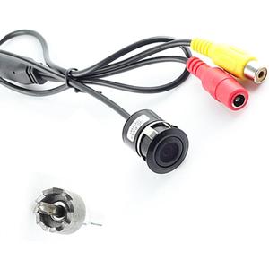 Backup Camera, Car Rear View Camera Backup Cam Bumper Hole Drilling 18mm Mount Universal Fit Parking Assistance Grid Lines