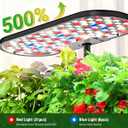 Growell Hydroponics Growing System Kit, 16 Pods Indoor Garden with 28W Full Spectrum LED Grow Light, Auto Timer, 3 Smart Light Modes, 8L Large Herb Garden, Ideal Gardening Gift for Women, Men (Black)