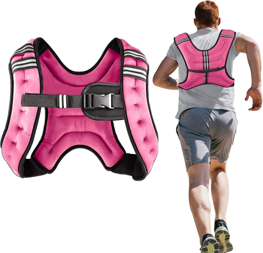 Henkelion Weighted Vest Weight Vest for Men Women Kids Weights Included, Body Weight Vests Adjustable for Running, Training Workout, Jogging, Walking