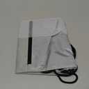 Large Drawstring Backpack Bag Sports Draw String Gym Bag for Women (Silver Gray)