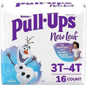 Pull-Ups New Leaf Boys' Disney Frozen Potty Training Pants, 3T-4T (32-40 lbs), 112 count