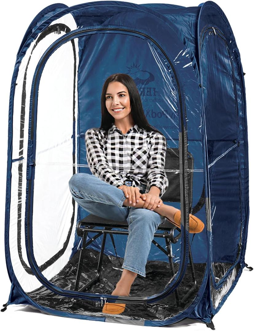 WeatherPod® MyPod™ Large 1- Person Pop-Up Sports ShelterAs Seen on Shark Tank. Instant, portable, lightweight all-weather protection. Pops up & folds in seconds. The Original.