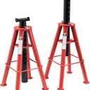 Sunex 1410 10-Ton, High Height, Pin Type, Jack Stands, Pair