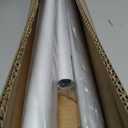 Tension Curtain Rod 51-168 In (4-14 Ft), Extra Long Curtain Rods No Drilling for Window Treatment Rods, Adjustable Heavy Duty Tension Rod, Outdoor Curtain Rods for Patio, Never Rust, White