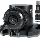 LANCHEZ 1/2 HP Automatic Swimming Pool Cover Pump, 2000 GPH Submersible Water Sump Pump with Check Valve & 3 Adapters, 25ft Power Cord, Removal for Swimming Pool, Rooftops, Water Beds and more