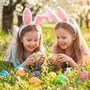 Gralima 18 Pack Easter Eggs with Stress Relief Balls, Easter Basket Stuffers Squeeze Sensory Squishy Balls Fidget Toys for Kids, Easter Eggs Hunt Party Favors Classroom Prizes