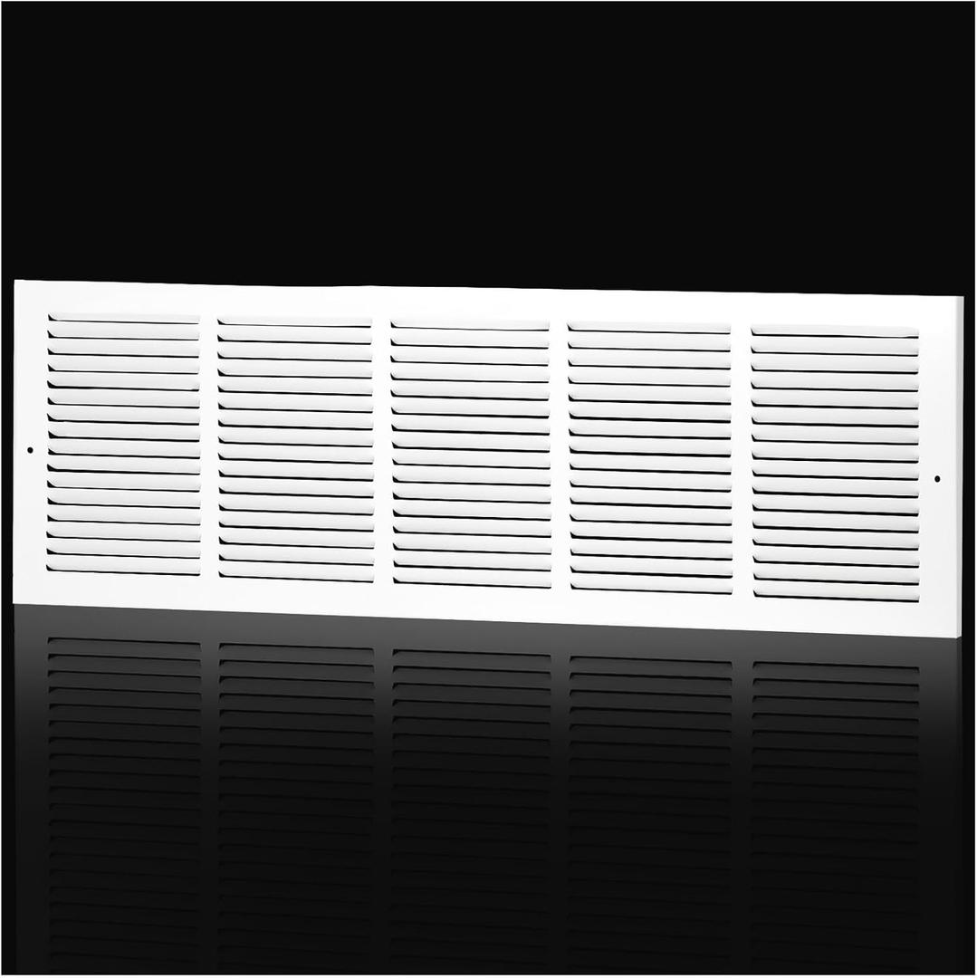 Return Air Grille for 30"Wx8"H inch Duct Opening,Air Return Vent Cover for Wall or Ceiling,AC Wall Vent Cover Grill HVAC Cold Air Intake Grille Without Filter Housing,Outer Dimension:31.75"WX9.75"H