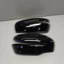Gloss Black Side Mirror Cover Cap Fits For 2014-2020 Nissan Rogue 2015-2024 Nissan Murano Replace 963744BA0A,963734BA0A