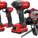 CRAFTSMAN V20 Cordless 6-Tool Combo Kit With Two 2.0 Ah Batteries and Charger (CMCK601D2)