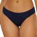 Trina Turk Monaco - Women's Shirred Side Hipster Bikini Bottom, Cheeky Coverage, Swimwear Separates for Women, Ink, 18