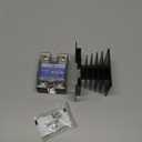 Solid State Relay SSR-25DD with Heat Sink DC to DC Input 3-32VDC To Output 5-240VDC 25A Single Phase Plastic Cover