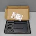 Pour Over Coffee Station Coffee Dripper Stand Stainless Steel (Black Adjustable)