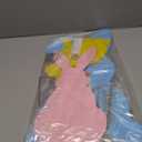 3 Pcs 20.8/15.7/11.8 Inch Easter Bunny Porch Standings Decor Large Easter Wooden Outdoor Bunny Sign Farmhouse Rabbit for Yard Front Door Kitchen Garden(Colourful)