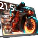 EVICIV Portable Monitor 100Hz 21.5, 100% DCI-P3 QLED Portable Gaming Monitor, 1ms FreeSync, 400Nits, USB-C & HDMI, VESA & Stand, Large Travel Second Screen for Laptop, Computer, Game Consoles