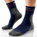 Waterproof Socks, Ultra-Thin Ankle, Merino Wool Lined Rain Socks, Patented British Membrane, Lightweight Breathable (Black), 