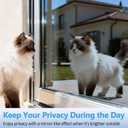 One-Way Window Privacy Film with Tools,Blue-Silver 45.27"x78.7"
Static Cling, Easy to Install & Remove, Window Tint for Home, Heat Control, UV and Light Blocking, Privacy Protection