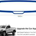 RT-TCZ Rear View Mirror Cover Trim Frame Interior Decoration Accessories for Dodge RAM 2010-2017,for Dodge Challenger 2015-2022,for Dodge Charger 2010-2022,Blue