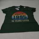 Womens Vintage Class Of 1995 30 Years Later Reunion 30th Graduation V-Neck T-Shirt (L, Green)