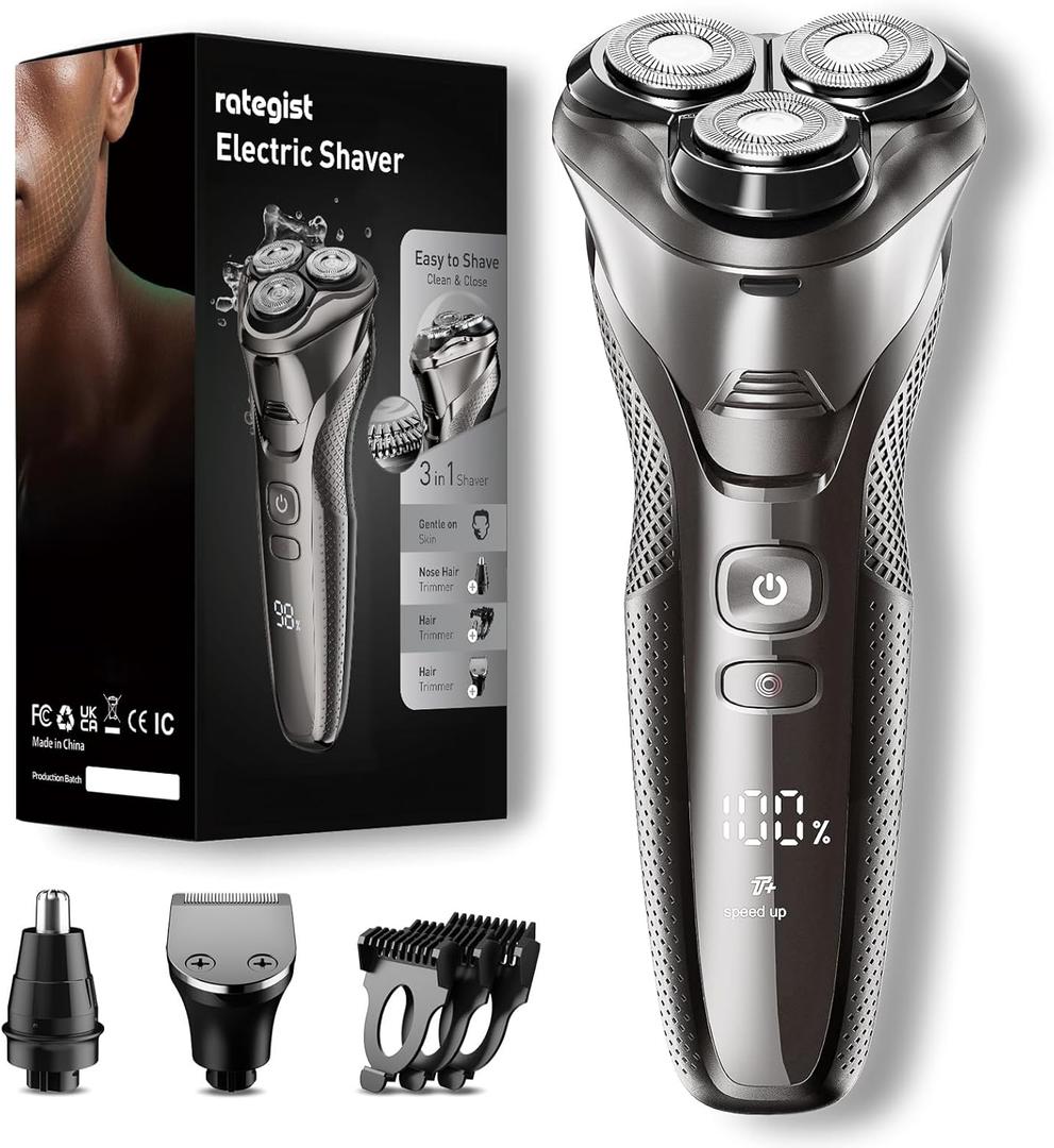 Cordless Electric Razor for Men