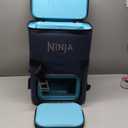 Ninja | Backpack Cooler | FrostVault Go Can Soft Cooler | Leakproof Zipper with Built in Can Opener, 2 Ice Packs & Dry Storage Drawer | for Hiking, Camping & More | 24 Can (Aqua)