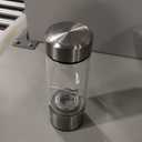 2025 New Hydrogen Water Bottles, Portable Hydrogenated Water Bottle with SPE PEM Technology, 420ml Hydrogen Water Bottle Generator, Rechargeable Ionizer Machine for Office, Home, Travel (Silver)