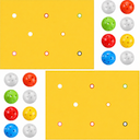 Tradder2set Hole Tarp Team Bul Teamwork Group Activities (yellow)