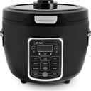 Aroma Professional Touch Glass Lid, Food Steamer, Slow Cooker, Multicooker with 11 Preset Functions, Steam Tray, Measuring Cup, Rice Spatula, 20 Cooked