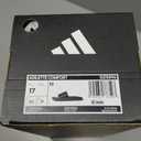 adidas unisex-adult Adilette Comfort (Black), Size 17