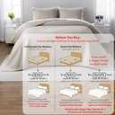 Queen Quilt Set 90"x90" Soft Washed Lightweight Bedspread with Multi-Lock Quilting, Minimalist Nordic Bedding, All-Season Quilt for Spring, Summer & Fall (1 Quilt + 2 Pillow Shams), Oatmeal