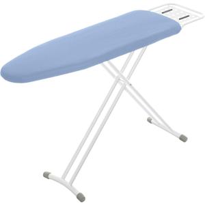 RAINHOL Ironing Board, 43x13 Full Size Iron Board with Iron Rest, Heavy Duty Compact Ironing Board with Thick Cover and Pad, Height Adjustable Sturdy Iron Stand, Blue