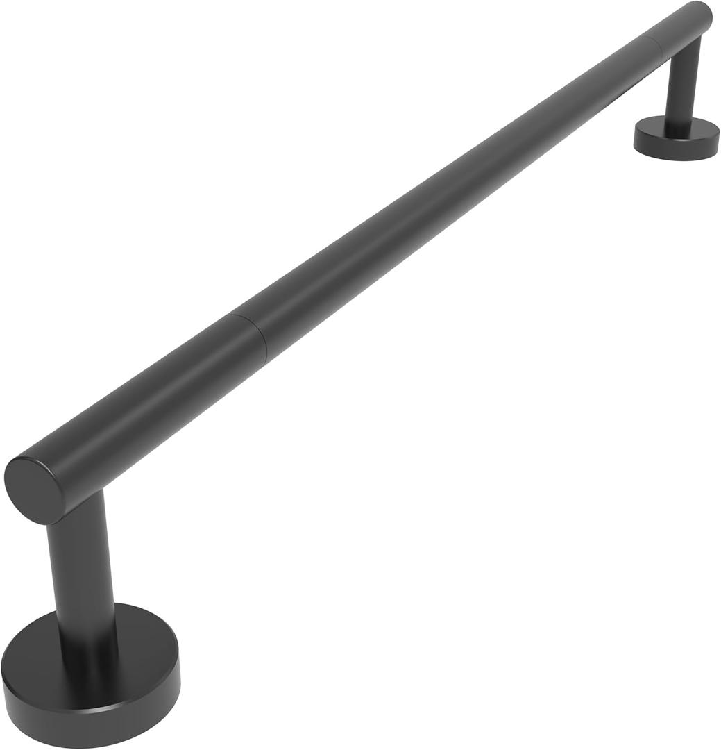 24 Inch Matte Black Towel Bar Towel Rack for Bathroom Kitchen Hand Towel Holder Dish Cloths Hanger SUS304 Stainless Steel RUSTPROOF Wall Mount