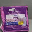 Poise Incontinence & Postpartum Pads for Bladder Leaks, 7 Drop Ultra Absorbency, Long Length, 39 Count