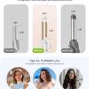 Europe Travel Curling Iron Mini: Dual Voltage Curling Iron for Traveling - Mini Travel Curling Irons 1 Inch with US Plug,Gold 450 for Thick/Coarse Short Hair