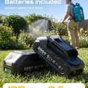 SEESII Backpack Sprayer Battery Powered, Leak-Proof 5-Gallon, Dual Battery Electric Sprayer with Telescopic Brass Wand & 7 Nozzles, 100 PSI Adjustable Pressure for Weed Lawn Garden Pest Control