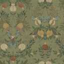NuWallpaper x Chris Loves Julia Melograno Moss Peel and Stick Wallpaper, Removable Wallpaper, 20.5 in x 18 ft