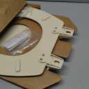Bemis 500EC Durable Wood Toilet Seat with Easy Clean Hinges, Made in USA, Round, Almond