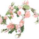 Artificial Rose and Peony Garland Faux Flower Vine for Home Decor Wedding Arches and Party Decorations Beautifully Realistic Lightweight Easy to