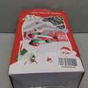 10.5 FT Animated Christmas Inflatables Santa Claus on Airplane, Santa Claus on Helicopter with Merry Christmas Banner, Xmas Blow Ups Outdoor Decorations for Yard Garden Lawn Holiday Home Party Decor