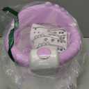TPN Baby Bath Seat for Babies 6 Months & Up, Non-Slip Toddler Bath Seat with 5 PCS Waterproof Emoji Stickers, Portable Infant Bath Seat for Baby(Lavender)
