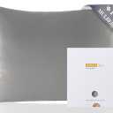 ZIMASILK 100% Pure Mulberry Silk Pillowcase for Hair and Skin Health,Soft and Smooth,Both Sides Premium Grade 6A Silk,600 Thread Count,with Hidden Zipper,1pc (Queen 20''x30'', Gray)