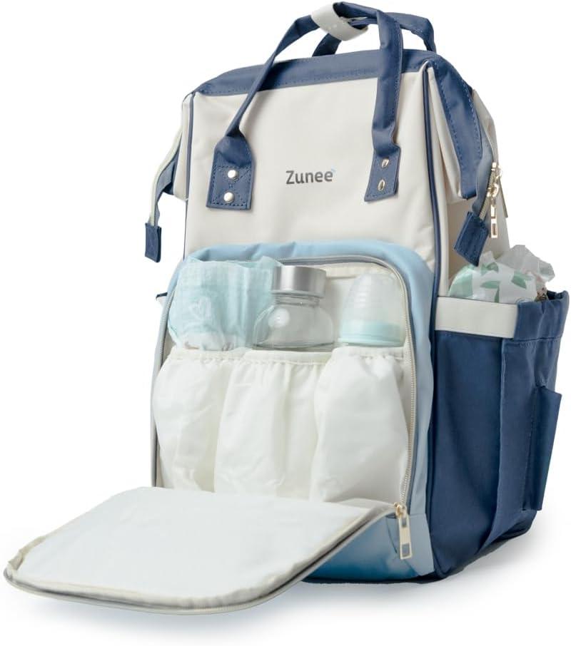 Diaper Bags -Durable Baby Diaper Bag - Diaper Backpack for Baby Essentials - Diaper Bag Backpack- Stylish Travel Bag - Diaper Bag (Blue)