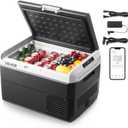 VEVOR 12 Volt Car Refrigerator, 42.3QT/40L Car Fridge, Portable Electric Cooler with -4~68 Adjustable Temperature, 12/24V DC and 100-240V AC Compressor Freezer for Outdoor, Camping, Travel, RV