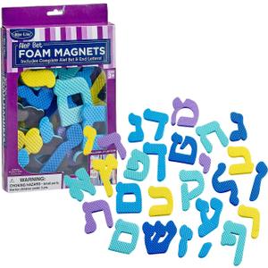 Rite Lite Alef Bet Magnets Full Hebrew Alphabet Toys For Kids - Jewish Holiday Party Favors Gifts, Judaica Goodie Bag Rewards Arts & Crafts Fun & Educational