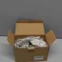 Joomer Christmas Net Lights - 12FT x 5FT 360 LED Plug-in Mesh Lights, Waterproof with 8 Modes, Timer, Connectable for Bushes, Trees, Garden, Outdoor Christmas Decor (Clear Wire, Warm White)