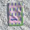 Towels, Quick Dry, Sand Resistant, Light Weight and Compact (Surfboards Pink and Navy, 78 x 35 Towel)
