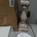 28" Tall Farmhouse Table Lamps with USB C+A Ports and AC Outlet, 3 Way Touch Control Rustic Bedside Lamps for Bedroom, Beige Vintage Nightstand Lamps for Living Room Office