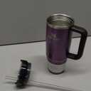 STANLEY Quencher H2.0 Tumbler with Handle and Straw 30 oz | Flowstate 3-Position Lid | Cup Holder Compatible for Travel | Insulated Stainless Steel Cup | BPA-Free | Fluted Wisteria Shine