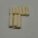 6 Ivory Slim Round Pillar Candles and 3 Small Slim Round Pillar Candles