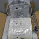 24.5" Black Lamps Set of 2, Modern Table Lamps for Living Room with USB C+A Ports, Creative Stripe Touch Lamps for Nightstand, 2 Bulbs Included