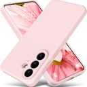 Varikke for Samsung Galaxy S26 Case, Liquid Silicone Upgrade [Camera Protection] [Anti-Scratch Microfiber Lining] Slim Soft Touch Gel Rubber Full Body Protective Phone Case, Chalk Pink